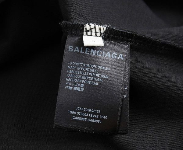 春もの新作バレンシアガ クルーネック Tシャツ コピー SACRE COEUR ブラック bar35088 - 画像 (9)