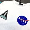 送料込バレンシアガ  × NASA 偽物 スペース ロゴ Tシャツ ホワイト bah41099 - 画像 (2)