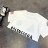 送料込バレンシアガ  × NASA 偽物 スペース ロゴ Tシャツ ホワイト bah41099 - 画像 (5)
