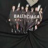 《大人気》リアルバレンシアガ Tシャツ スーパーコピー ブラック baf82349 - 画像 (7)