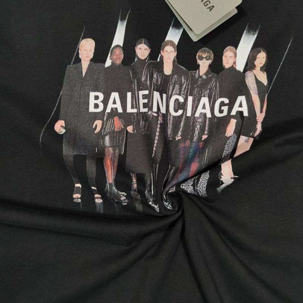 《大人気》リアルバレンシアガ Tシャツ スーパーコピー ブラック baf82349 - 画像 (7)