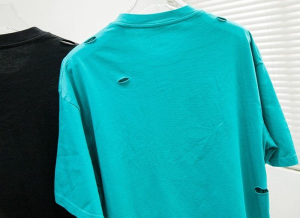 定番バレンシアガ 偽物 DESTROYED FLATGROUND Tシャツ 2色 bam86561 - 画像 (5)