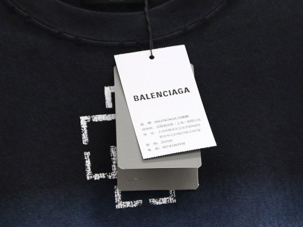 バレンシアガ ドイツのロックバンド・ラムシュタイン コラボ Tシャツ bax18023 - 画像 (6)