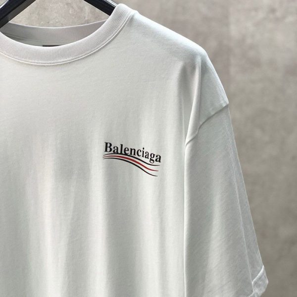 春もの新作バレンシアガ コピー POLITICAL CAMPAIGN REGULAR FIT Tシャツ ホワイト bai93248 - 画像 (5)