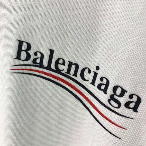 春もの新作バレンシアガ コピー POLITICAL CAMPAIGN REGULAR FIT Tシャツ ホワイト bai93248 - 画像 (6)