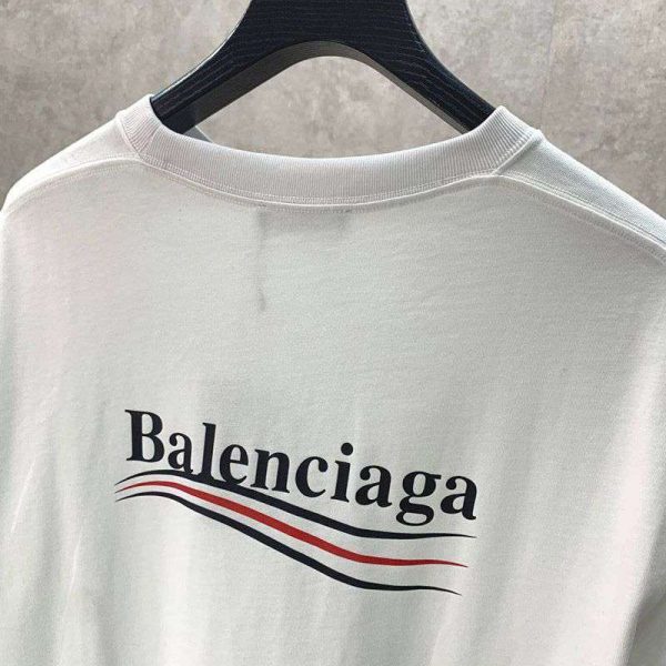 春もの新作バレンシアガ コピー POLITICAL CAMPAIGN REGULAR FIT Tシャツ ホワイト bai93248 - 画像 (8)