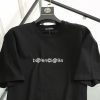 春もの新作バレンシアガ コピー メールボックスモノグラムプリント Tシャツ ブラック bas23660 - 画像 (4)