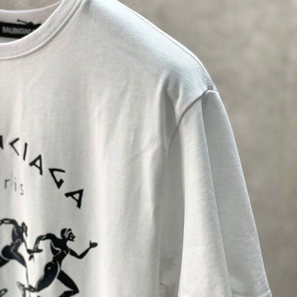 ★日本!!人気！バレンシアガ athletes Tシャツ 偽物 ホワイト bai93322 - 画像 (5)