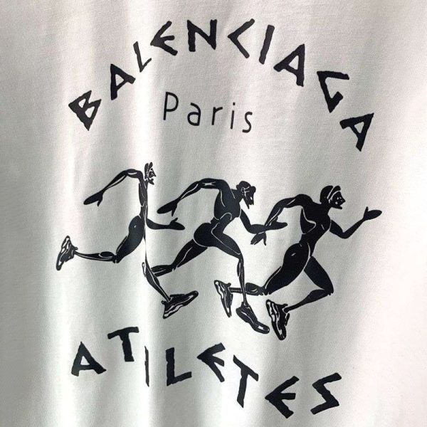 ★日本!!人気！バレンシアガ athletes Tシャツ 偽物 ホワイト bai93322 - 画像 (6)