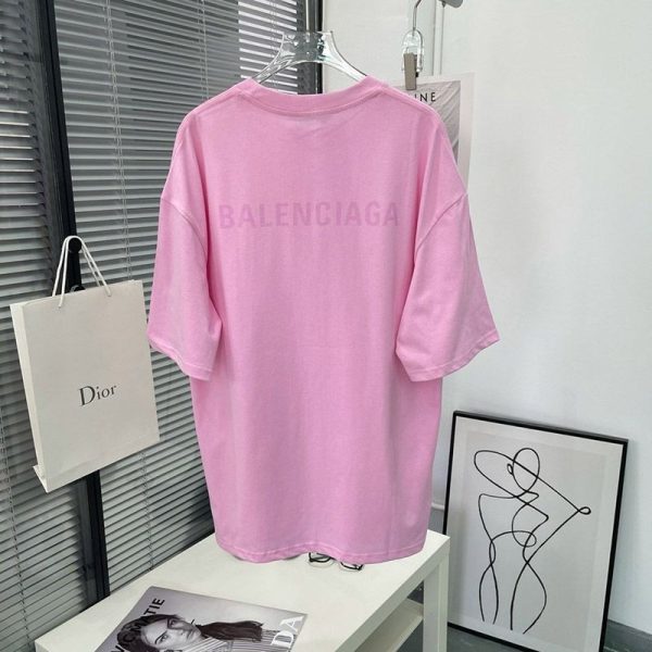 可愛いバレンシアガ LOGO Tシャツ コピー bax36330 - 画像 (2)