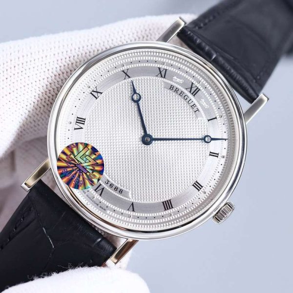 希少色ブレゲ クラシック 偽物 メンズ 38 mm 時計 2色 bua26420 - 画像 (4)