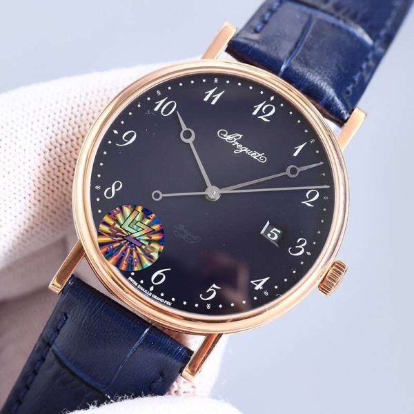 稀少ブレゲ クラシック シリシオン コピー メンズ 38 mm 時計 2色 buu94465 - 画像 (2)