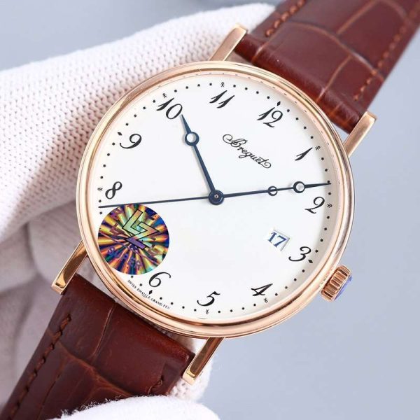 稀少ブレゲ クラシック シリシオン コピー メンズ 38 mm 時計 2色 buu94465 - 画像 (4)