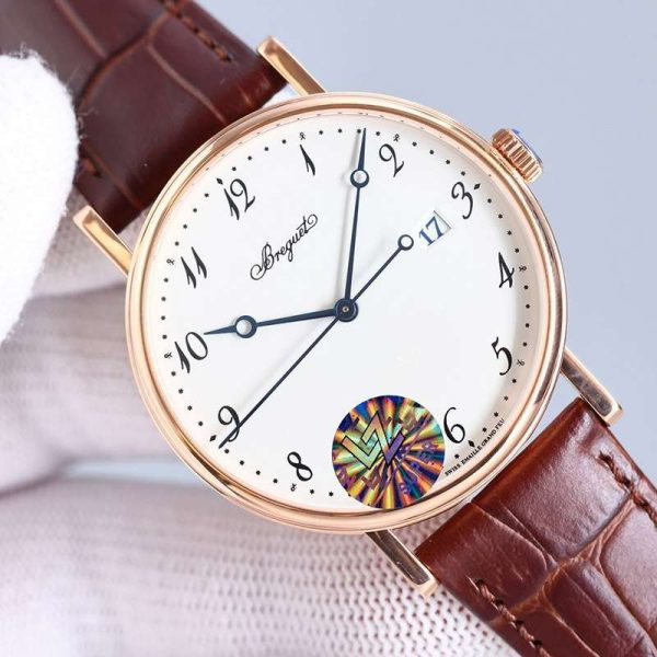 稀少ブレゲ クラシック シリシオン コピー メンズ 38 mm 時計 2色 buu94465 - 画像 (5)