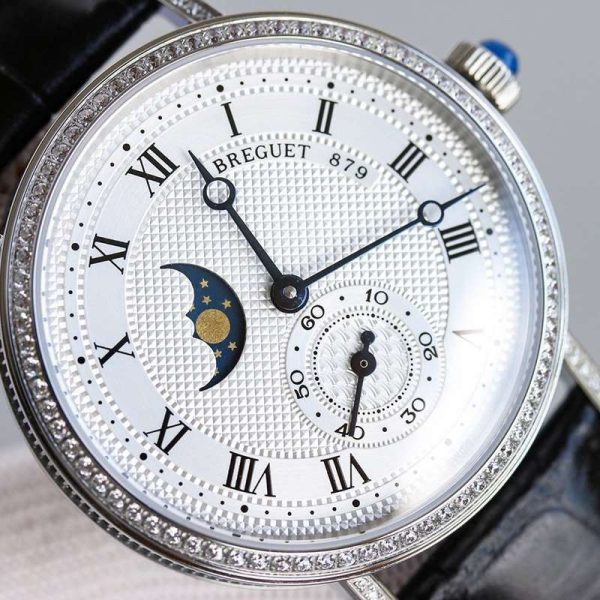 一目惚れ♪ブレゲ クラシック ムーンフェイズ 偽物 メンズ 40 mm 時計 bup72425 - 画像 (3)