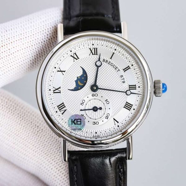 一目惚れ♪ブレゲ クラシック ムーンフェイズ 偽物 メンズ 40 mm 時計 bup72425 - 画像 (7)