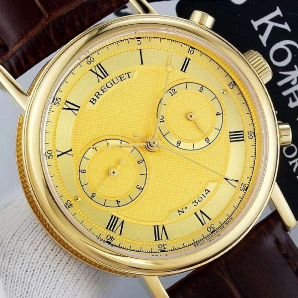 目を惹くカラーブレゲ 偽物 クラシック クロノグラフ メンズ 41 mm 時計 buo29561 - 画像 (8)