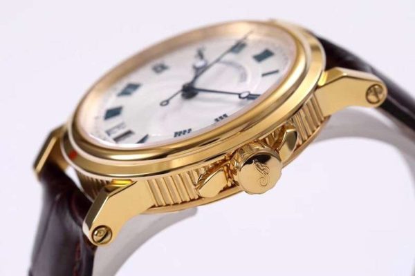 累積売上総額第１位！ブレゲ マリーンII ラージデイト 偽物 メンズ 39 mm 時計 bux81525 - 画像 (5)
