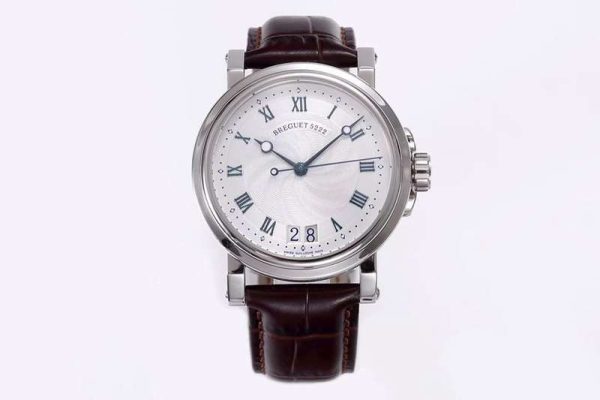 【日本未発売】ブレゲ 偽物 マリーンII ラージデイト メンズ 39 mm 時計 buf22954 - 画像 (2)