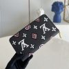 一目惚れ♪​ルイヴィトン ジッピー・ウォレット 長財布  偽物 モノグラム 黒系 M80683 - 画像 (3)