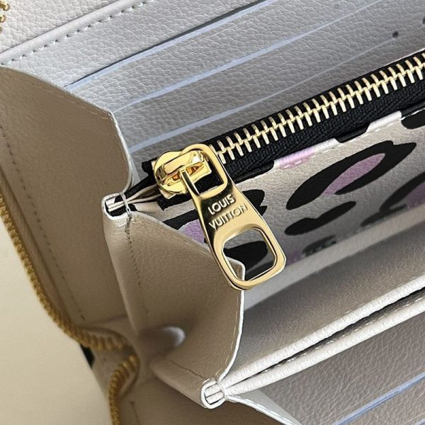 21FW ルイヴィトン ジッピーウォレット ヒョウ柄 長財布 偽物 M80685 - 画像 (5)