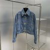 日本未入荷シャネル プリント デニム ジャケット 偽物 shx62606 - 画像 (7)