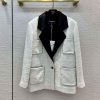 【日本未発売】シャネル ツイード 偽物 ジャケット shg37222 - 画像 (2)