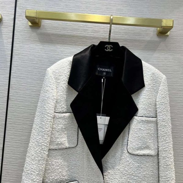【日本未発売】シャネル ツイード 偽物 ジャケット shg37222 - 画像 (3)