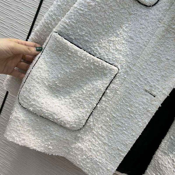 【日本未発売】シャネル ツイード 偽物 ジャケット shg37222 - 画像 (5)