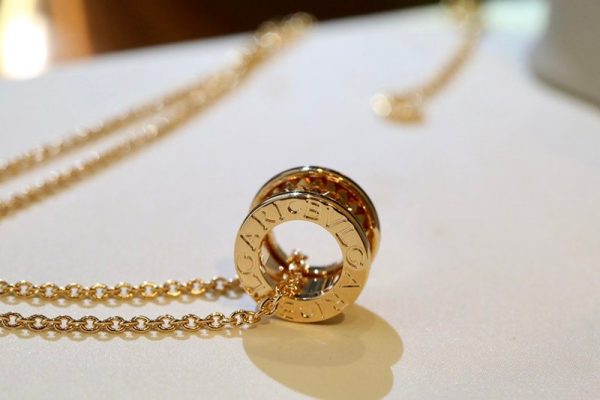 《大人気》お洒落に♪ ブルガリ ビーゼロワン ネックレス 偽物  AU750 Buu91715 - 画像 (2)