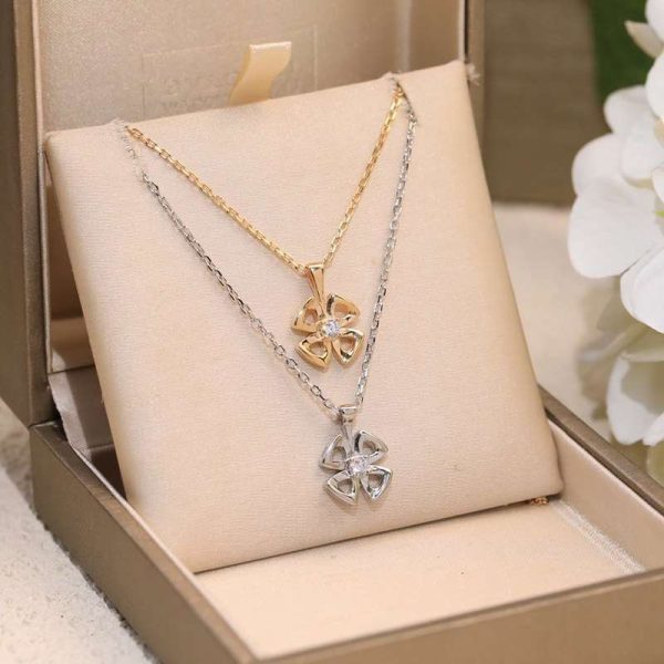 ★日本!!人気！ギフトに最適♪ ブルガリ 偽物 ダイヤ ネックレス 18K ゴールド But97682 - 画像 (3)