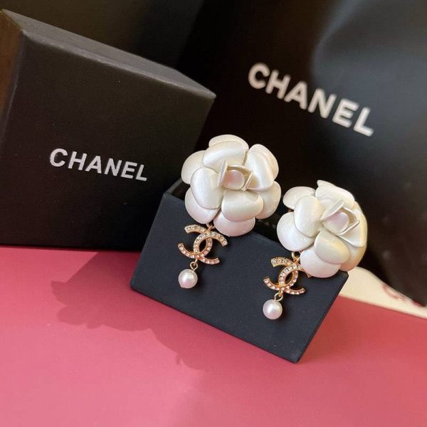 《大人気》シャネル スーパーコピー CCロゴ レジン & ストラス ピアス shq57713 - 画像 (9)
