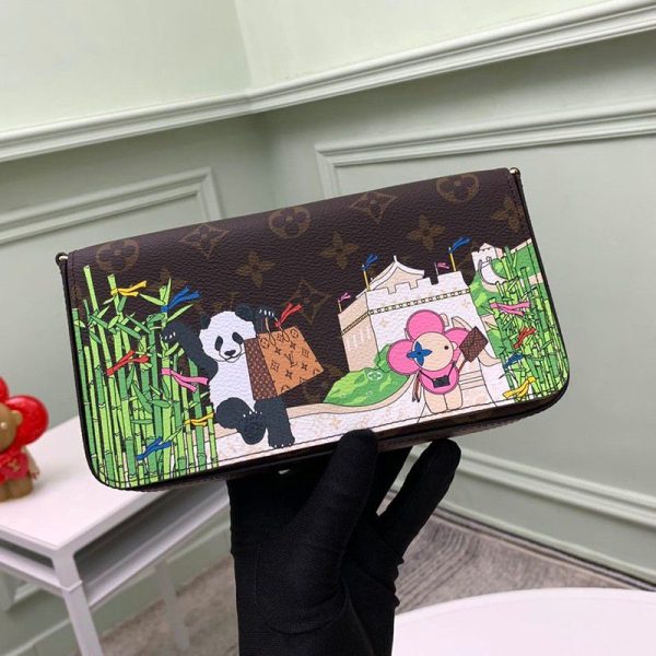 【限定☆日本未入】​ルイヴィトン フェリシーポシェット 偽物 パンダ M80992 - 画像 (4)