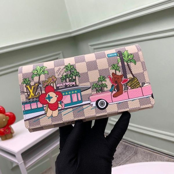 【日本未発売】ルイヴィトン ヴィヴィエンヌ ポルトフォイユ サラ 長財布 コピー N60497 - 画像 (3)