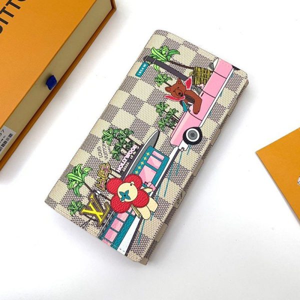 【日本未発売】ルイヴィトン ヴィヴィエンヌ ポルトフォイユ サラ 長財布 コピー N60497 - 画像 (2)