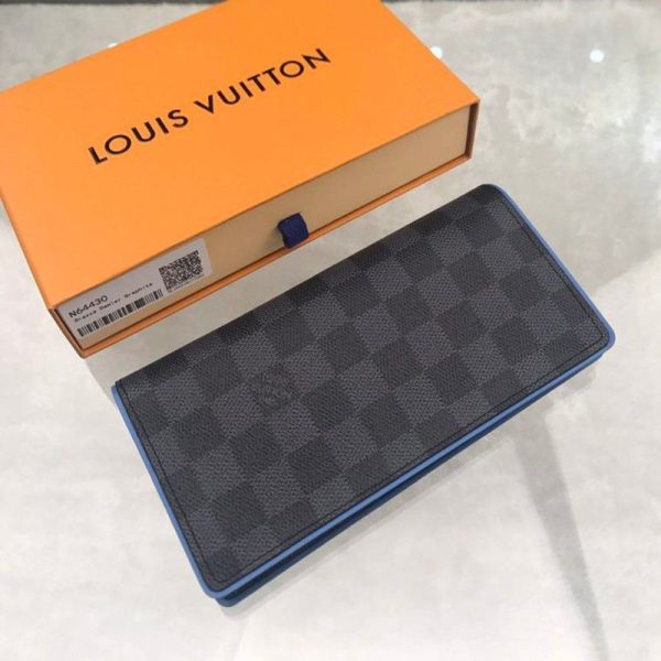 最安値挑戦​ルイヴィトン ポルトフォイユ・ブラザ 長財布 偽物 ダミエ ブルー N64430 - 画像 (2)