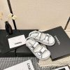 超話題!シャネル プリント コピー カーフスキン サンダル shp64061 - 画像 (7)