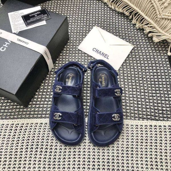 定番シャネル ニット サンダル スーパーコピー shk31857 - 画像 (2)