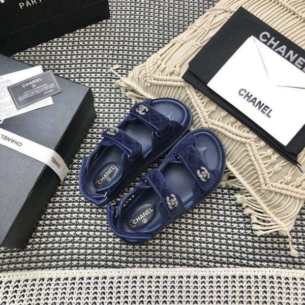 定番シャネル ニット サンダル スーパーコピー shk31857 - 画像 (4)