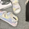 《大人気》シャネル プリント ファブリック 偽物 サンダル shc84305 - 画像 (8)