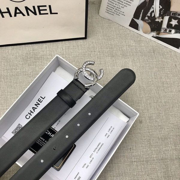 春もの新作シャネル カーフスキン ベルト 偽物 30mm メタル & ストラス shj98235 - 画像 (7)