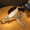 人気No1シャネル CCロゴ ラムスキン ベルト 偽物 30mm shy32318 - 画像 (2)