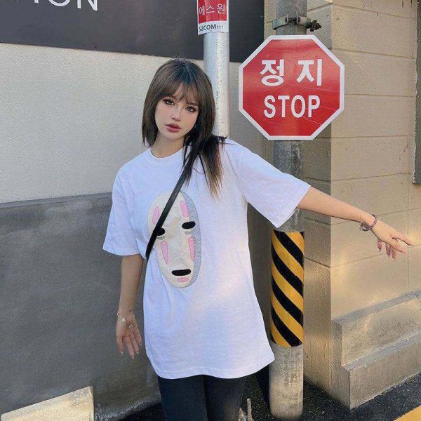 ☆超人気☆【ロエベ×スタジオジブリ】カオナシ クルーネック Tシャツ 偽物 lol01203 - 画像 (5)