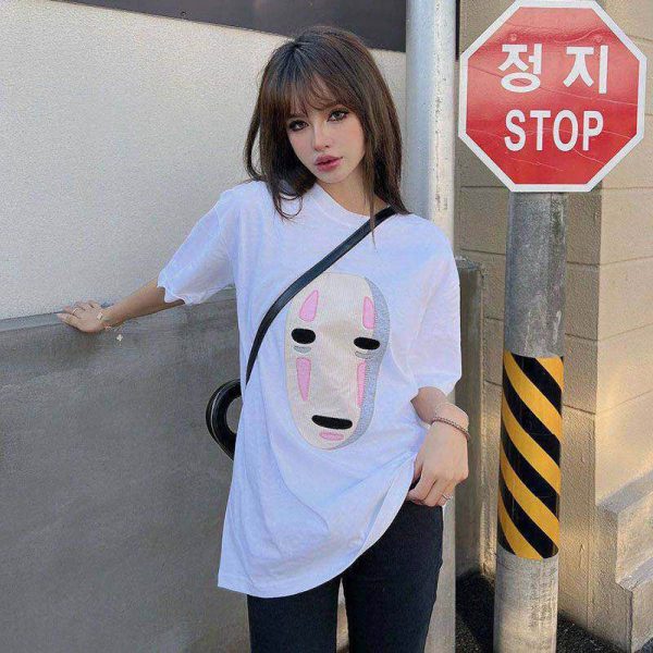 ☆超人気☆【ロエベ×スタジオジブリ】カオナシ クルーネック Tシャツ 偽物 lol01203 - 画像 (9)