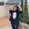 入手困難【ロエベ×スタジオジブリ 偽物】カオナシ クルーネック Tシャツ lox58214 - 画像 (4)