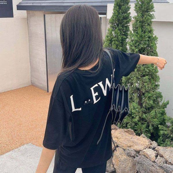 入手困難【ロエベ×スタジオジブリ 偽物】カオナシ クルーネック Tシャツ lox58214 - 画像 (6)
