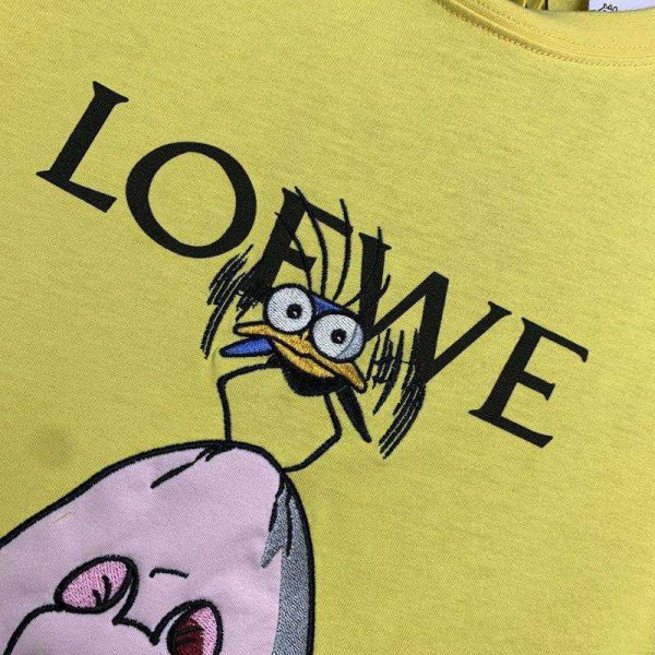 最安値挑戦ロエベ×ジブリ スーパーコピー ハエドリ クルーネックTシャツ lot32147 - 画像 (5)