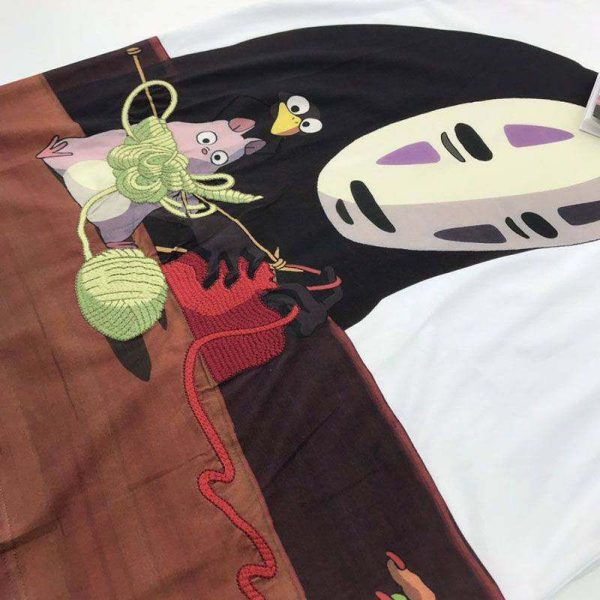 争奪戦[ロエベ] カオナシ 偽物 オーバーサイズ コットン Tシャツ loz95351 - 画像 (4)