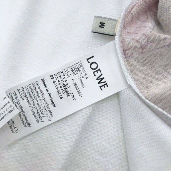 争奪戦[ロエベ] カオナシ 偽物 オーバーサイズ コットン Tシャツ loz95351 - 画像 (6)