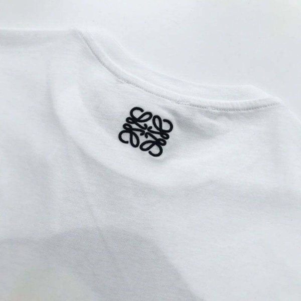 争奪戦[ロエベ] カオナシ 偽物 オーバーサイズ コットン Tシャツ loz95351 - 画像 (7)